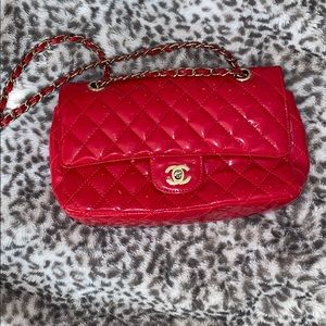 Chanel red bag